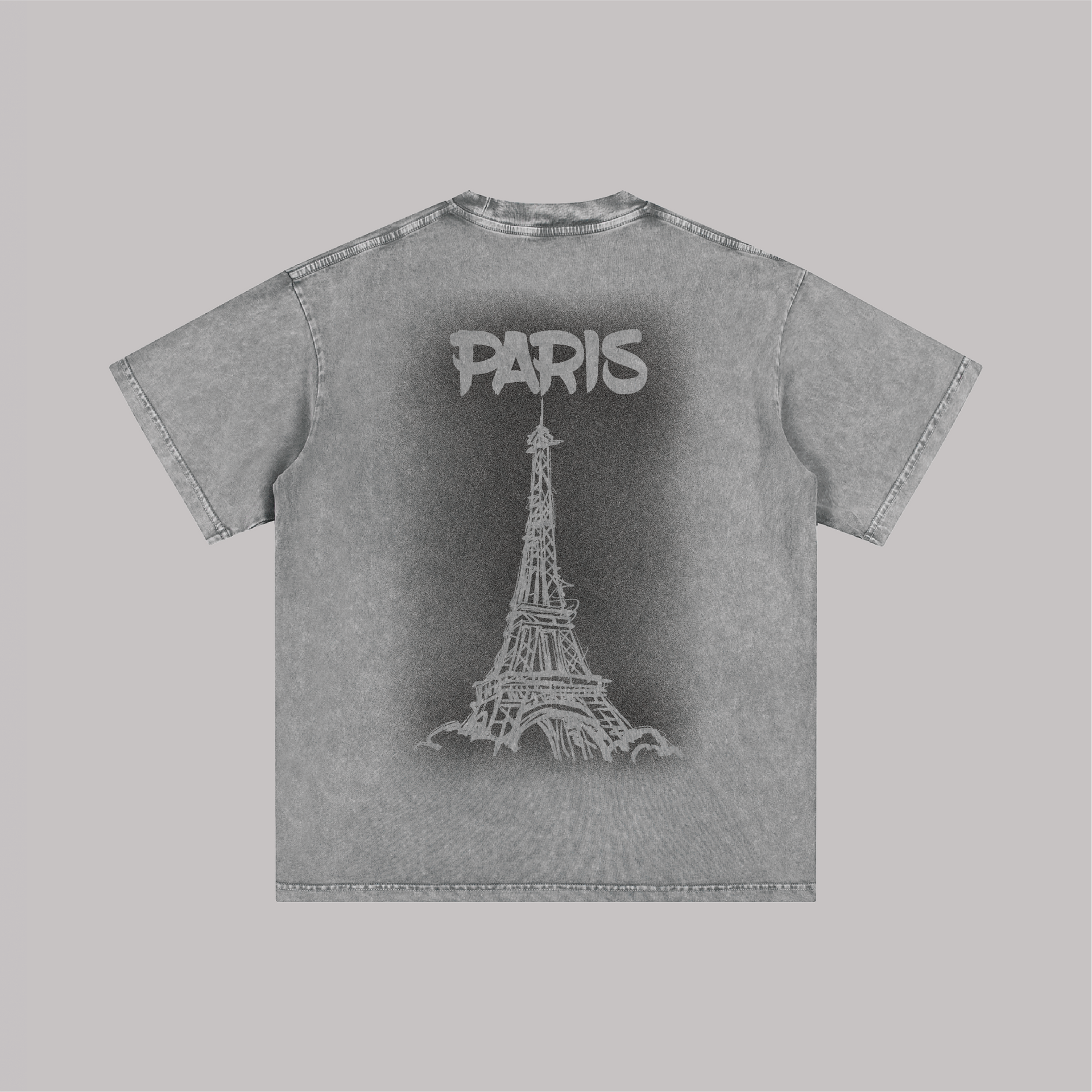 Paris sous la brume - Oversize Vintage Tee