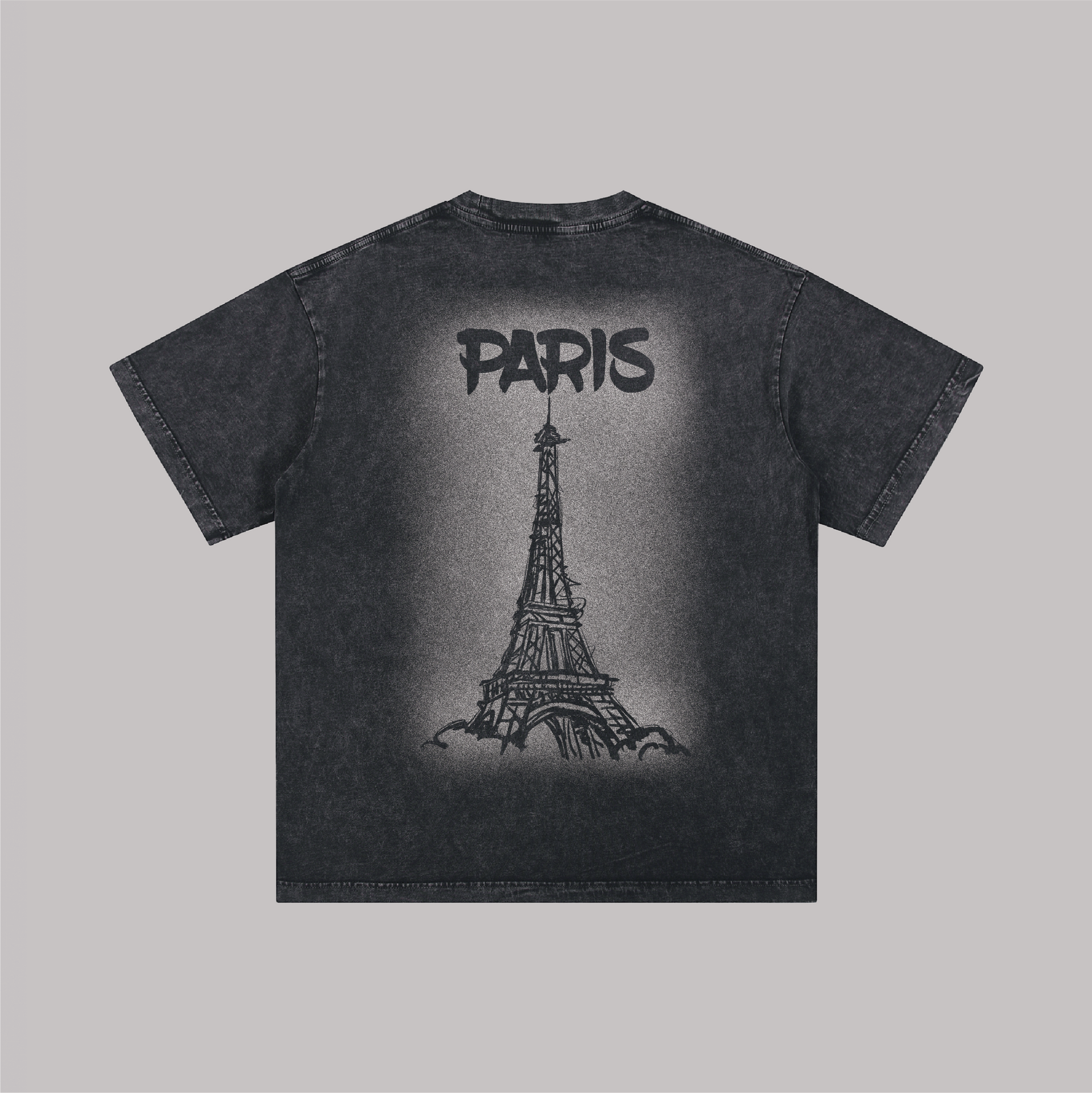 Paris sous la brume - Oversize Vintage Tee