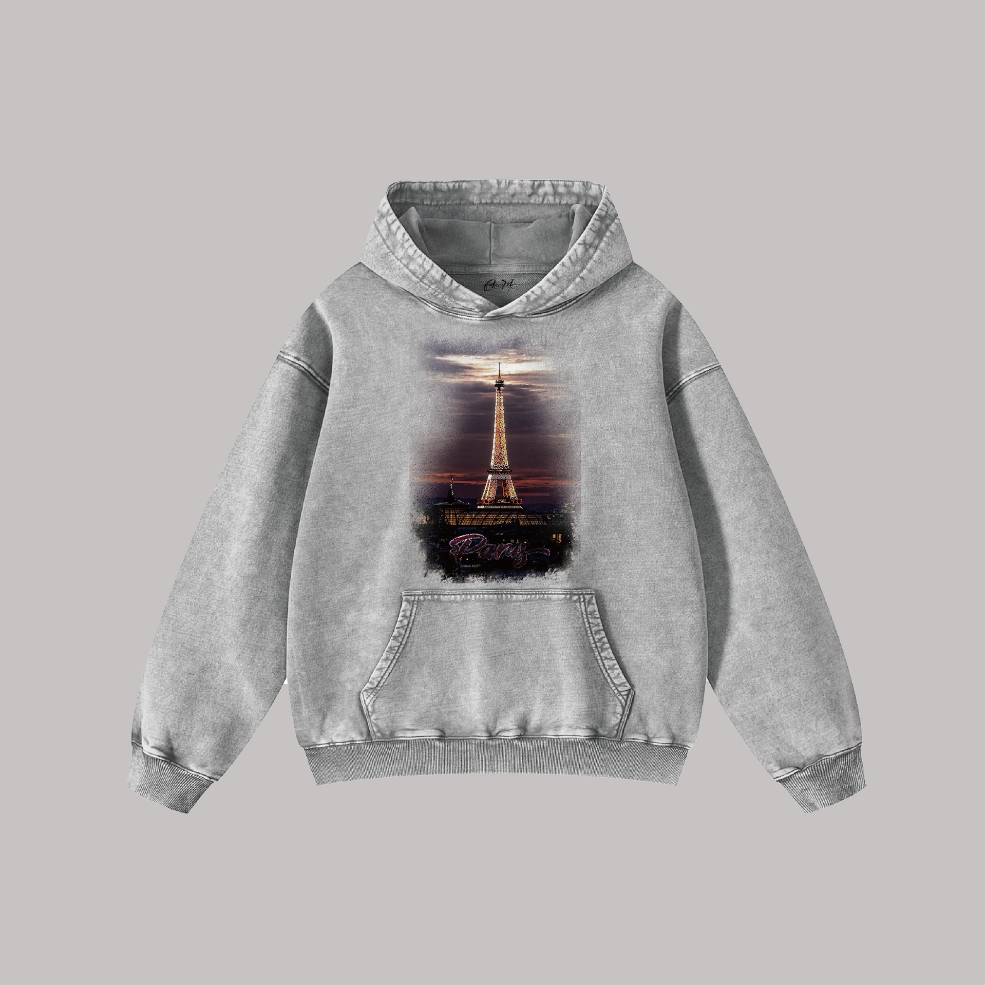 Notre Dame de Nuit - Oversize Vintage Hoodie