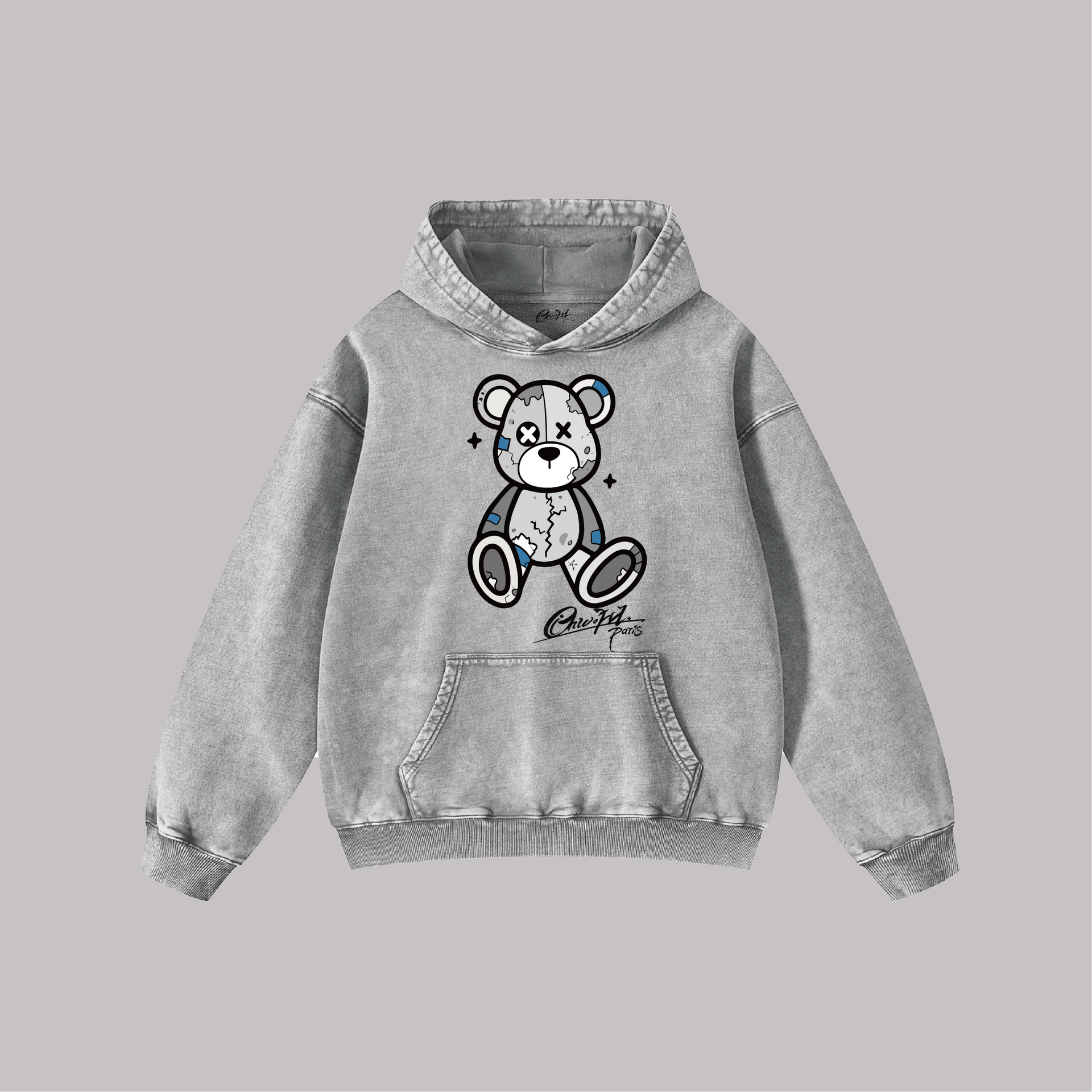 Teddy X - Oversize Vintage Hoodie