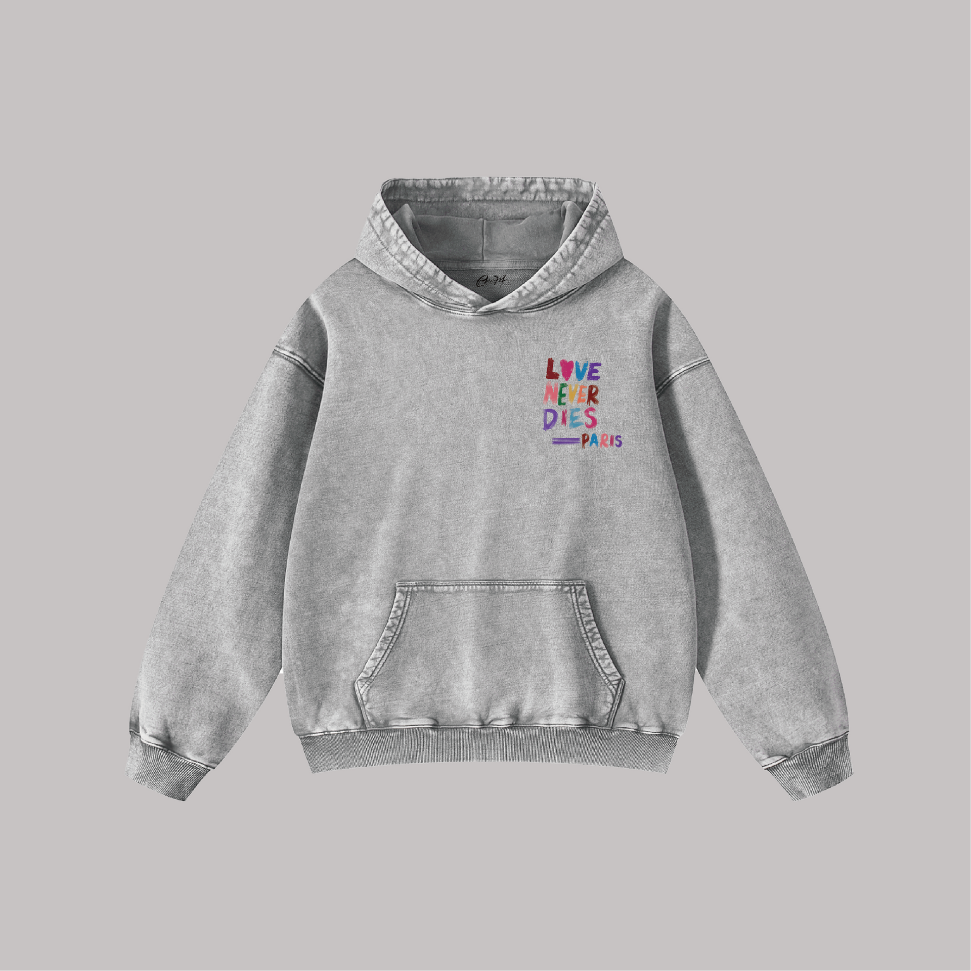 L'Amour ne meurt Jamais - Oversize Vintage Hoodie
