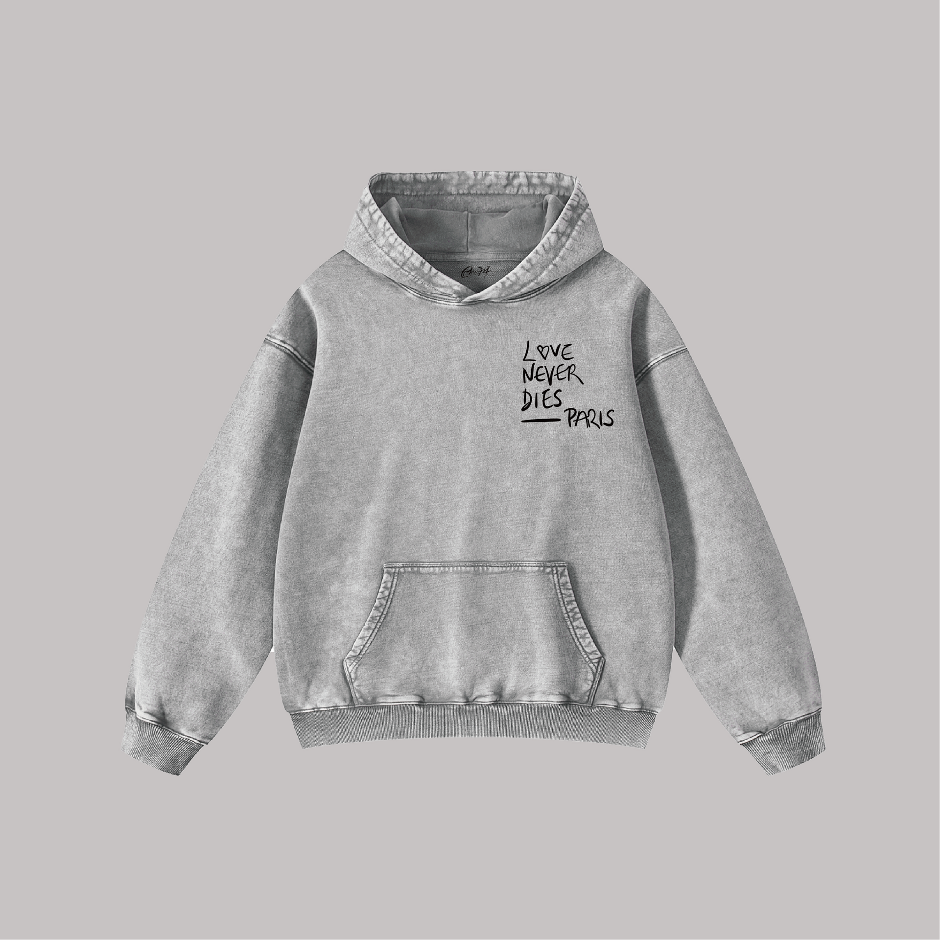 Ink of Eternal Love - Oversize Vintage Hoodie