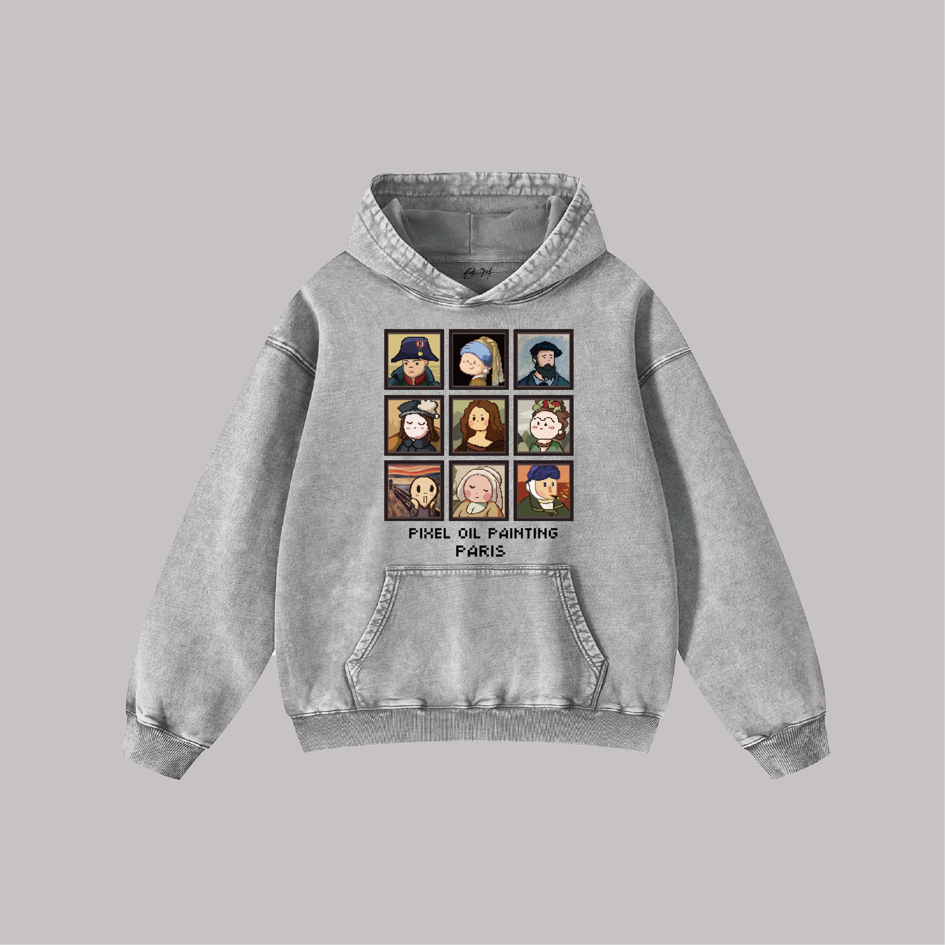 Art Pixel - Oversize Vintage Hoodie
