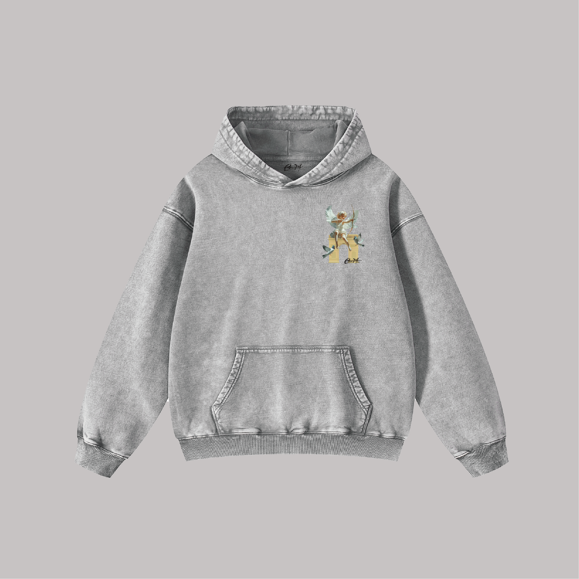 L'Arc de l'Amour - Oversize Vintage Hoodie