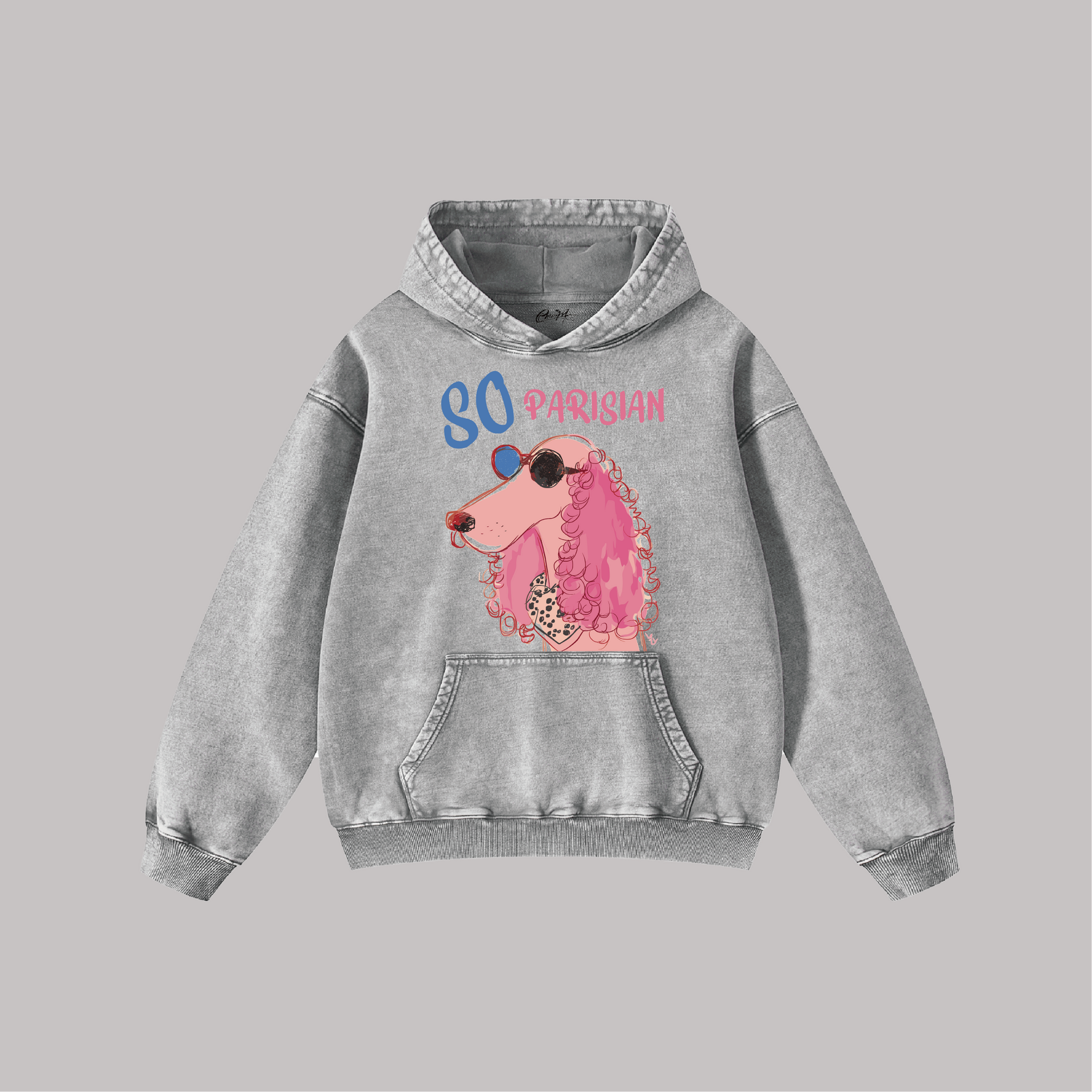 SO Parisian -Oversize Vintage Hoodie