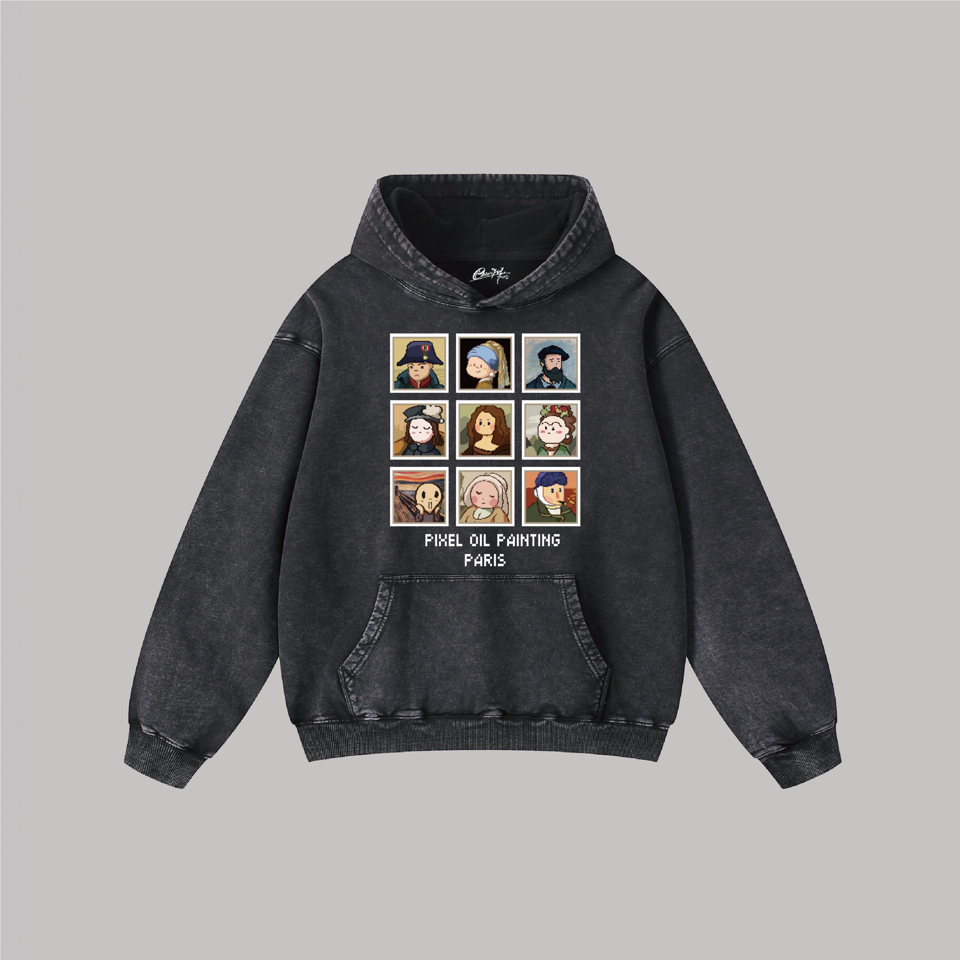 Art Pixel - Oversize Vintage Hoodie