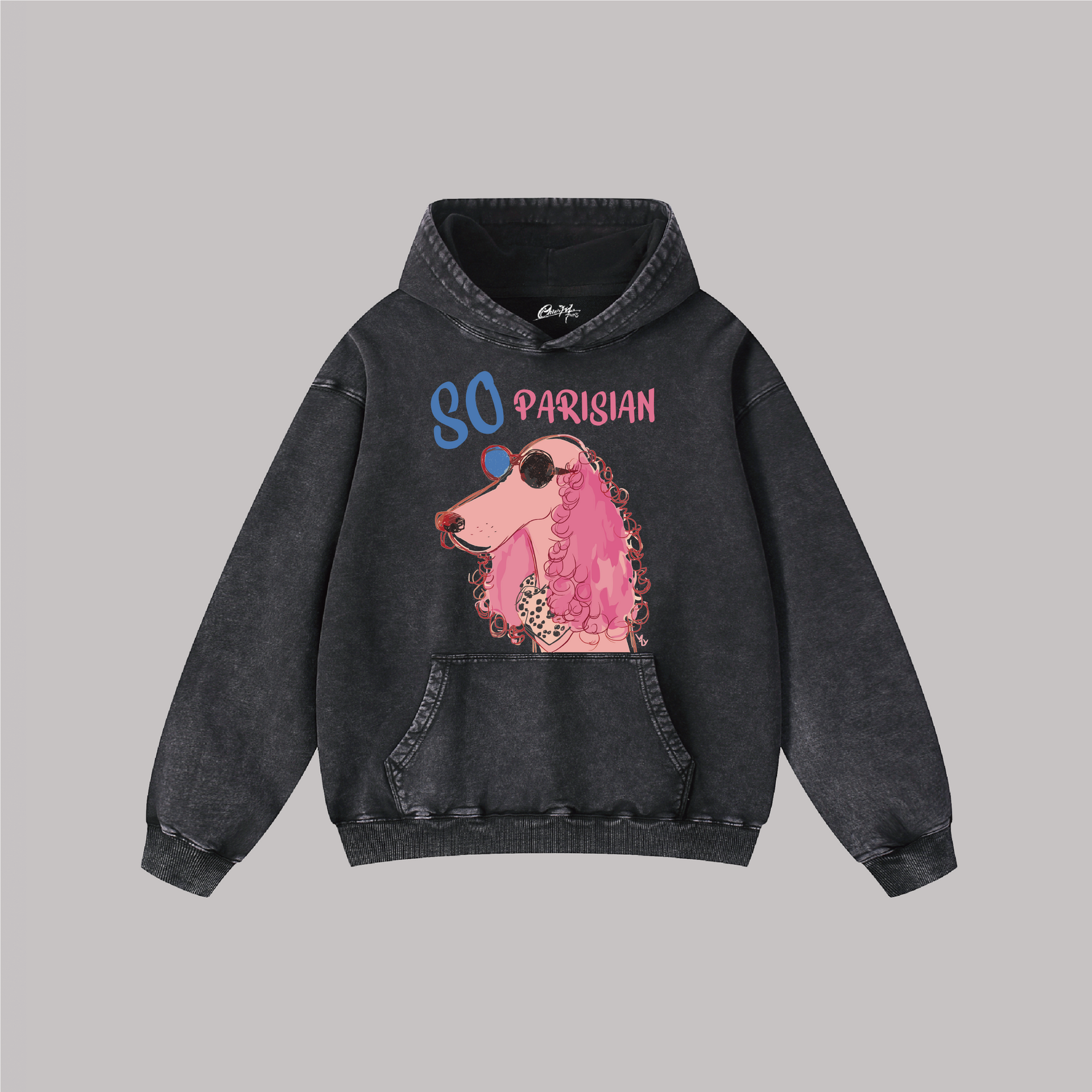 SO Parisian -Oversize Vintage Hoodie
