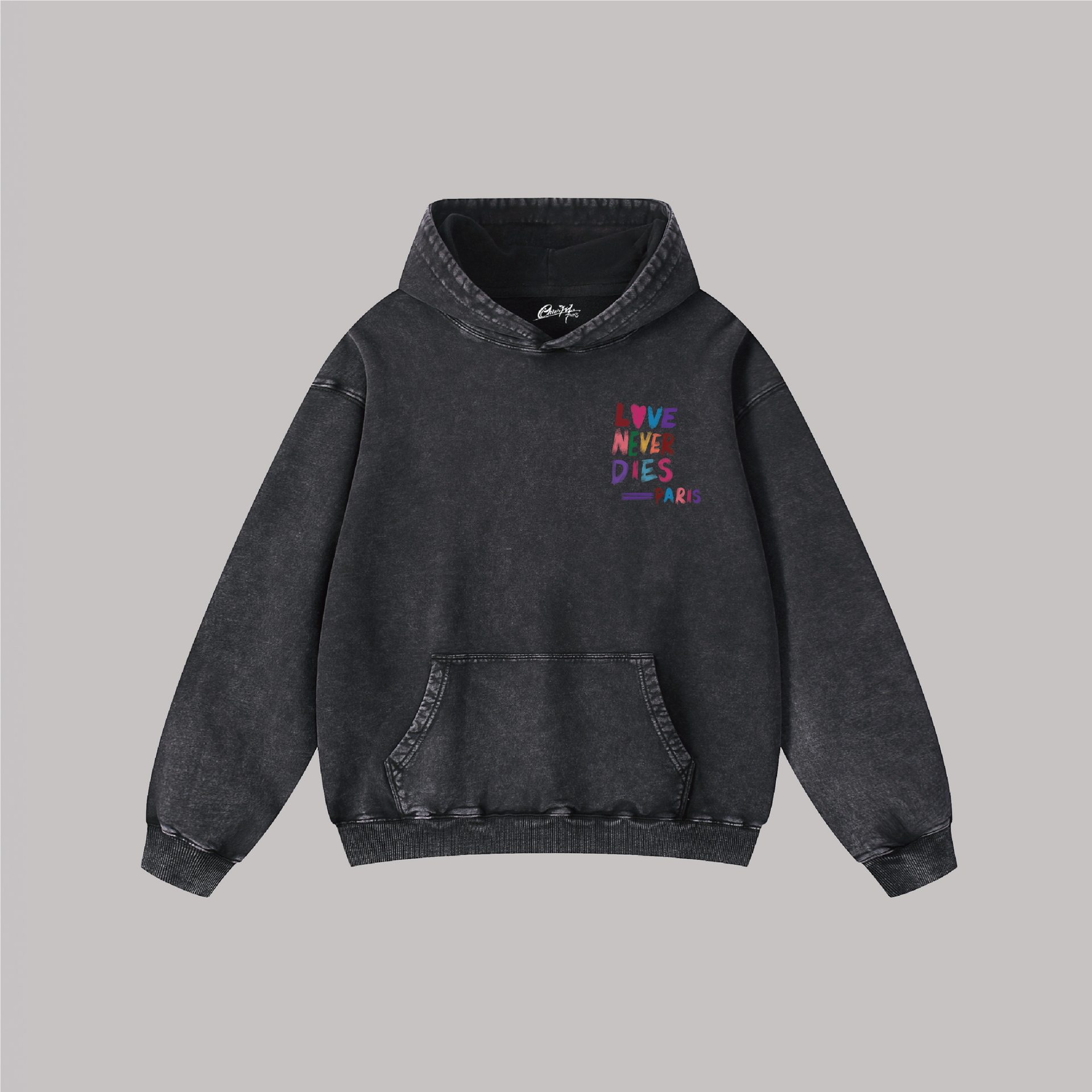 L'Amour ne meurt Jamais - Oversize Vintage Hoodie