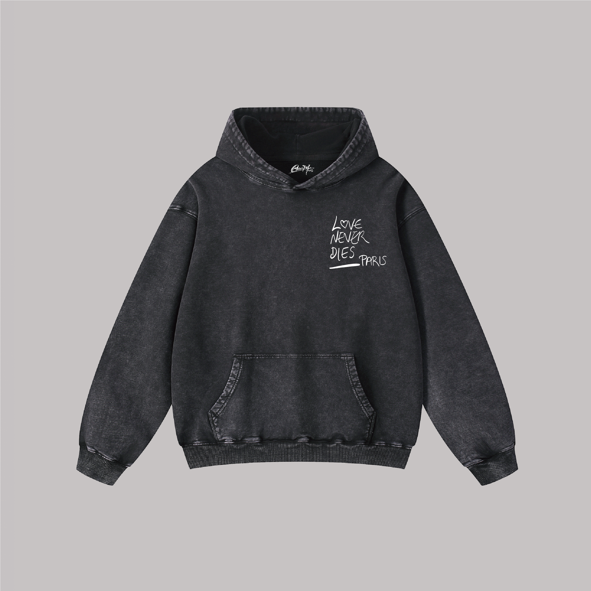 Ink of Eternal Love - Oversize Vintage Hoodie