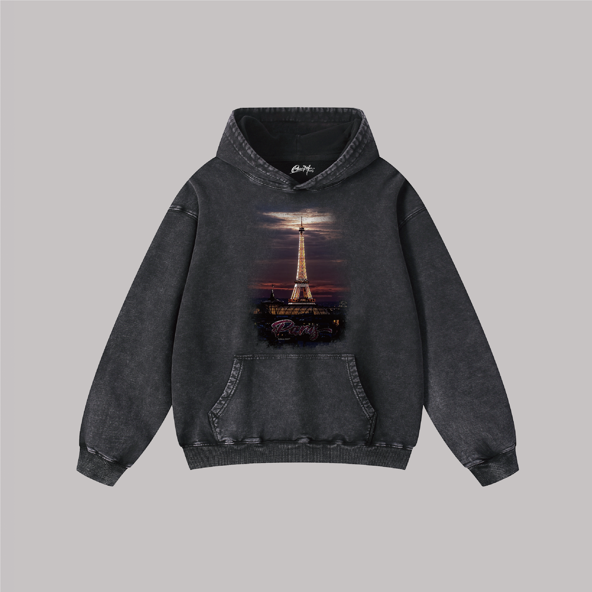 Notre Dame de Nuit - Oversize Vintage Hoodie