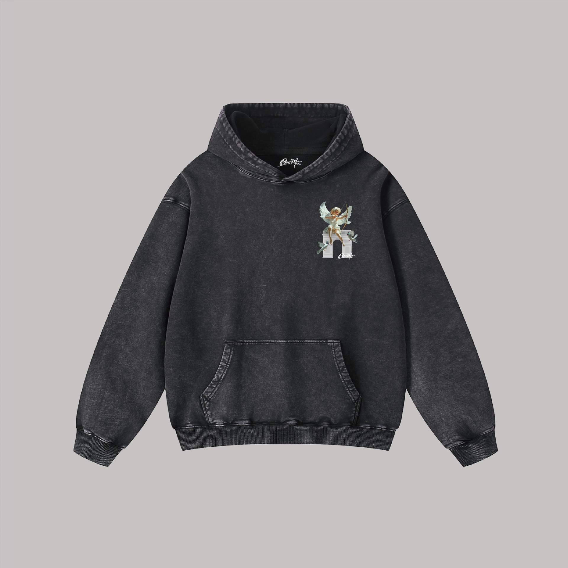 L'Arc de l'Amour - Oversize Vintage Hoodie