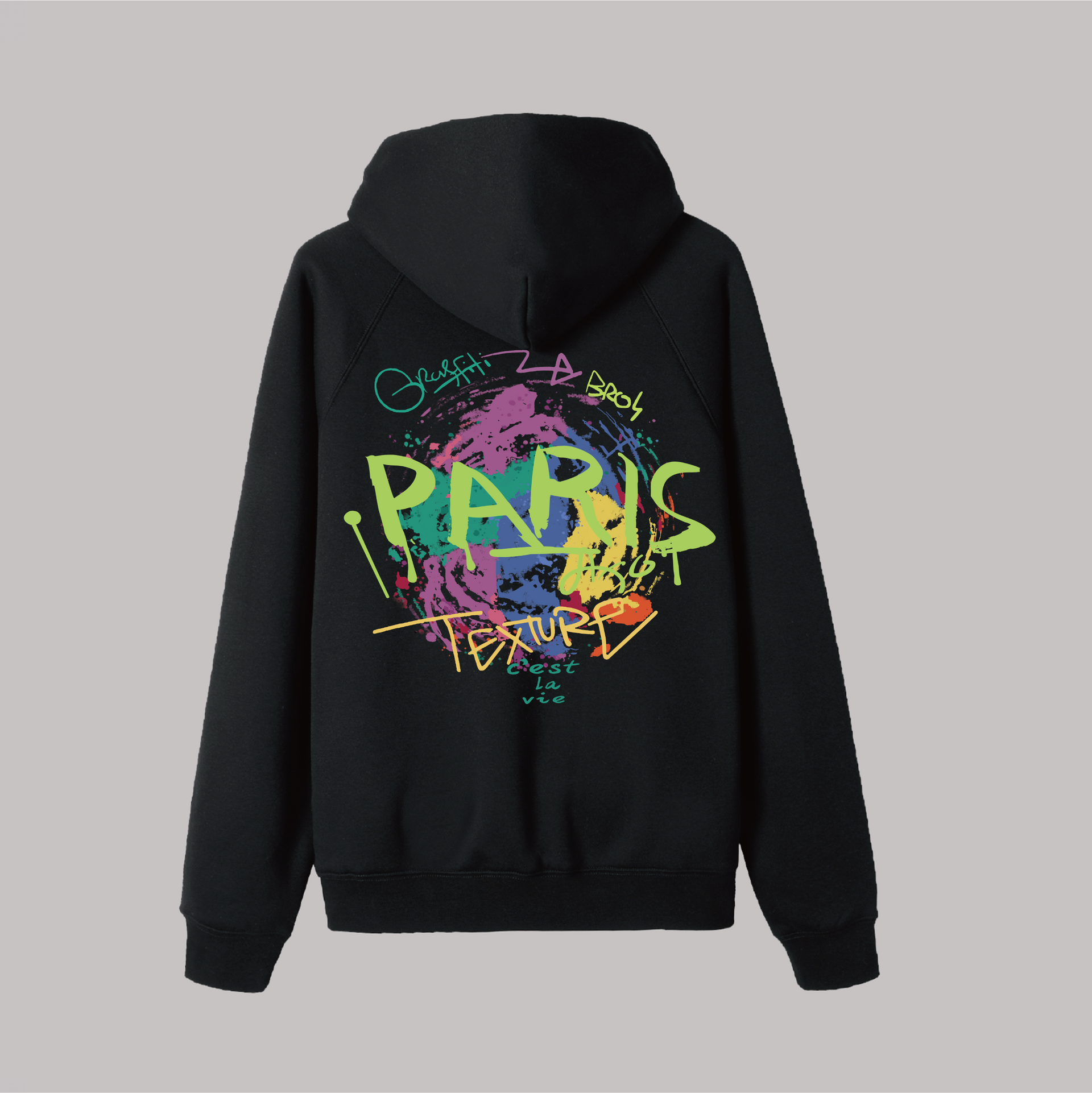 Paris Graffiti - Relaxed Hoodie