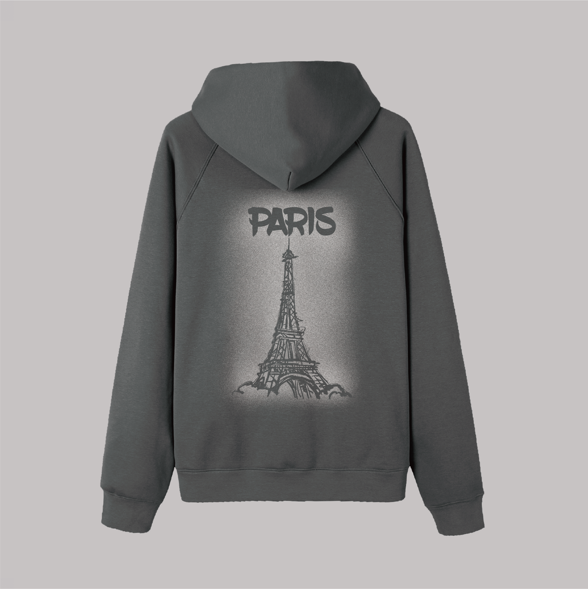 Paris sous la brume - Relaxed Hoodie