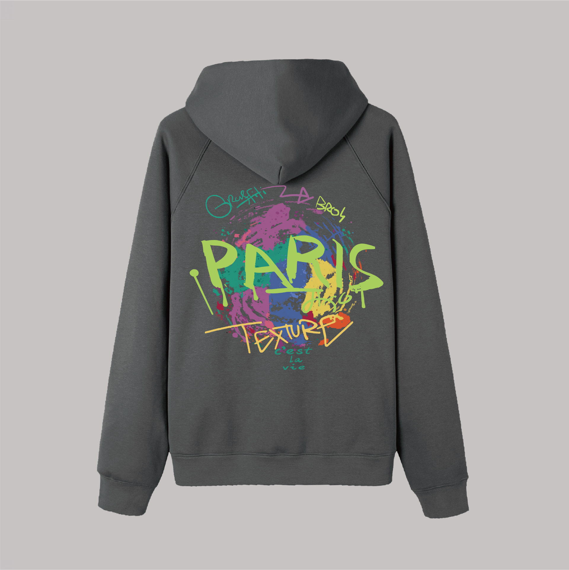 Paris Graffiti - Relaxed Hoodie