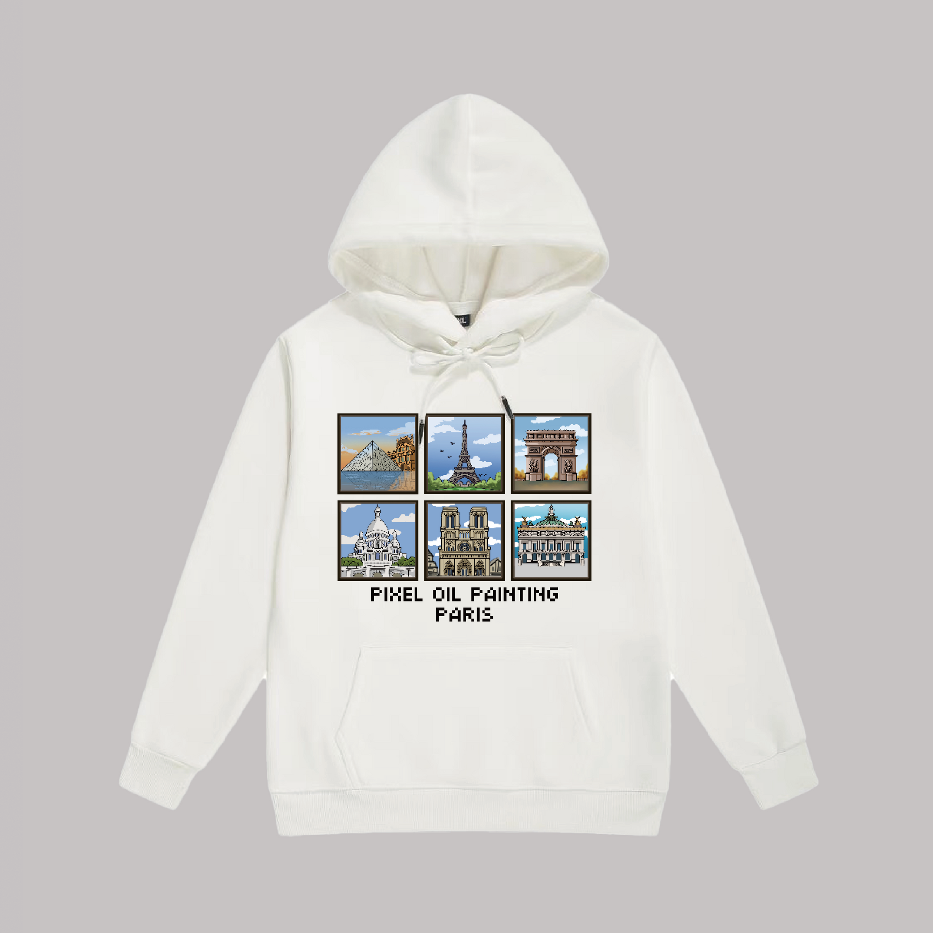 Pixel Monuments - Kid Hoodie