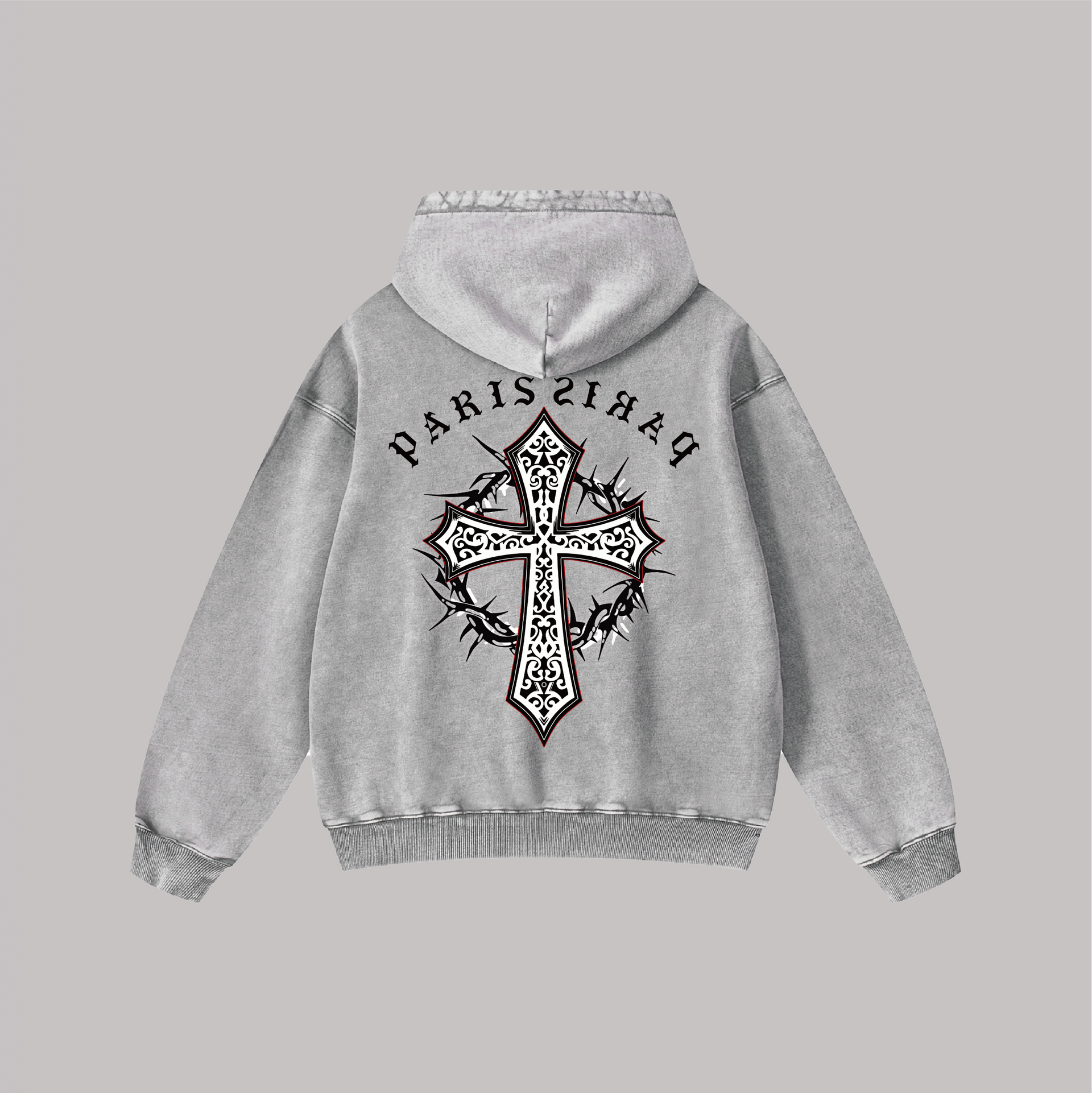 La Croix Rebelle - Oversize Vintage Hoodie