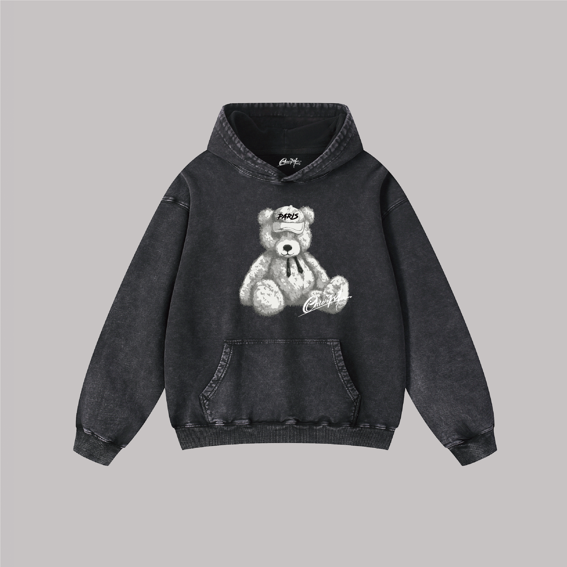 The Paris Teddy - Oversize Vintage Hoodie