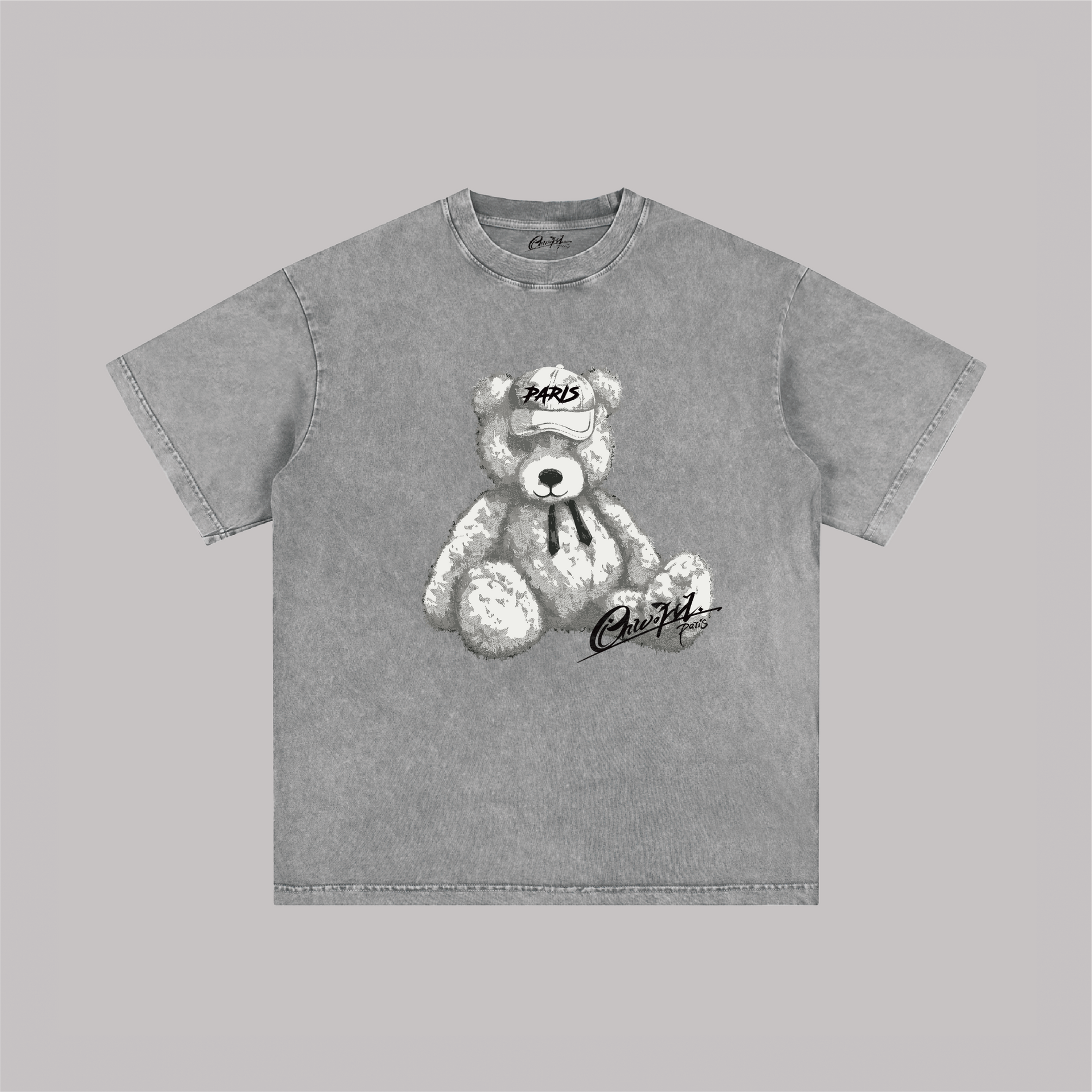 The Paris Teddy - Oversize Vintage Tee