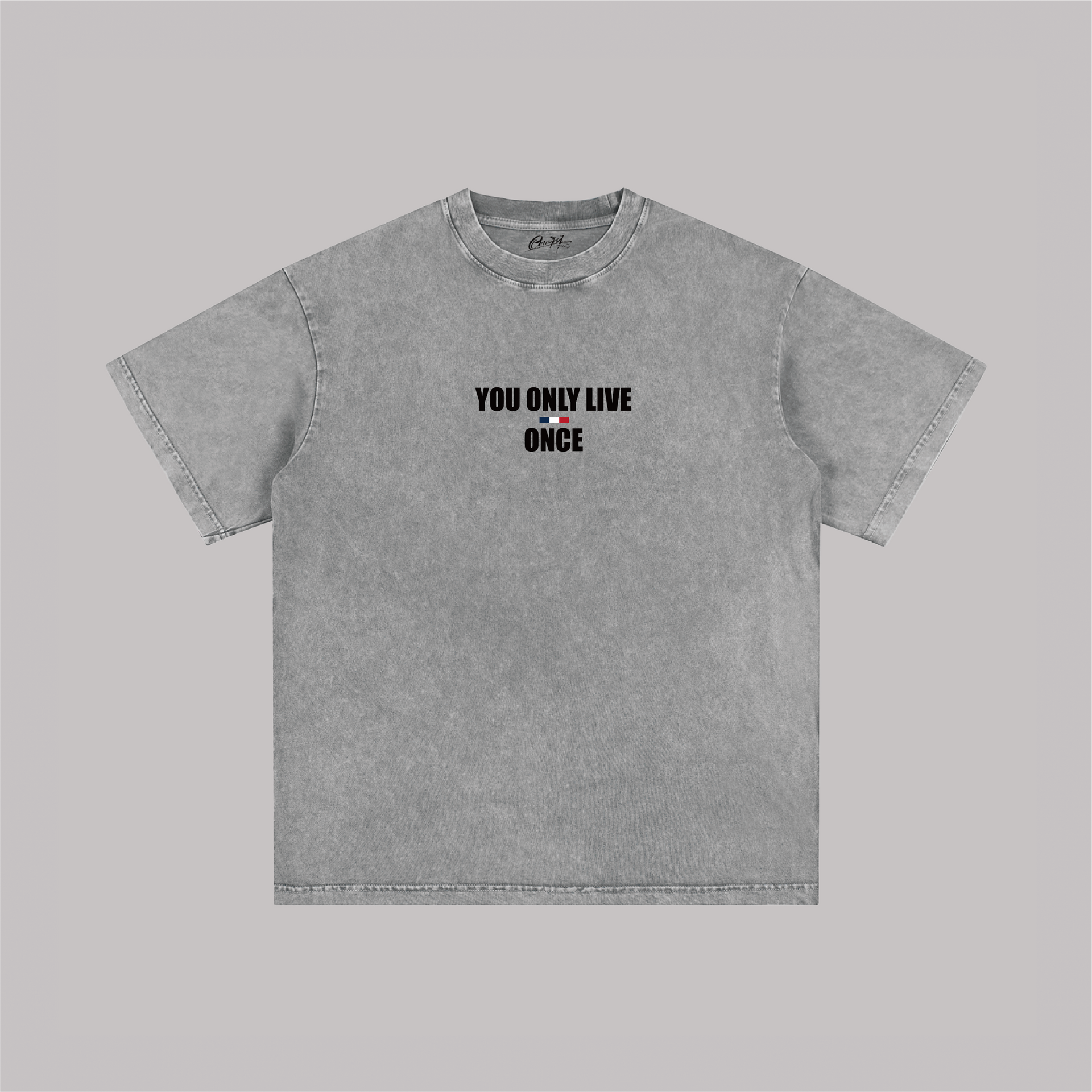 Tee-Shirt Délavé Vintage Oversize Only Once