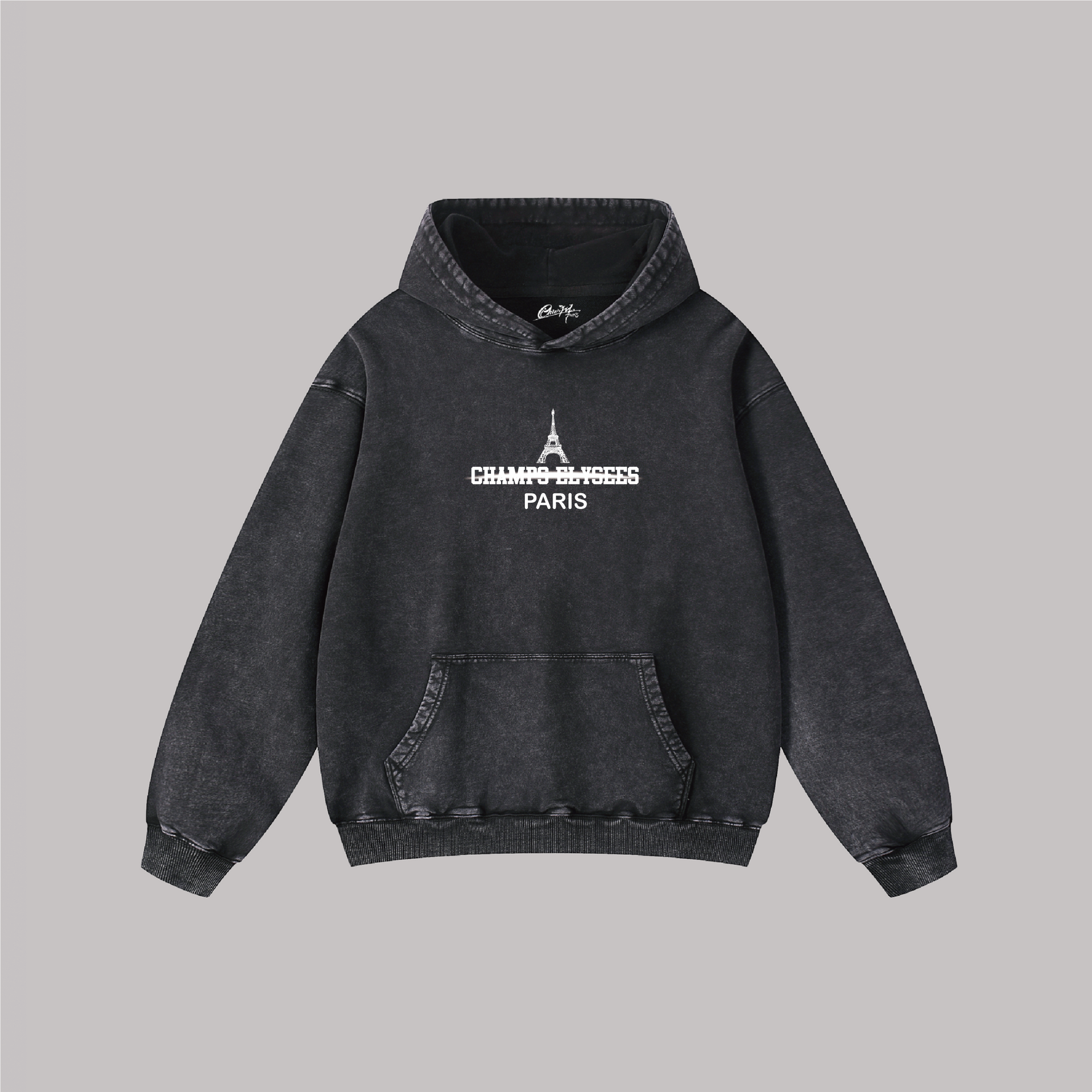Paris Signature - Oversize Vintage Hoodie