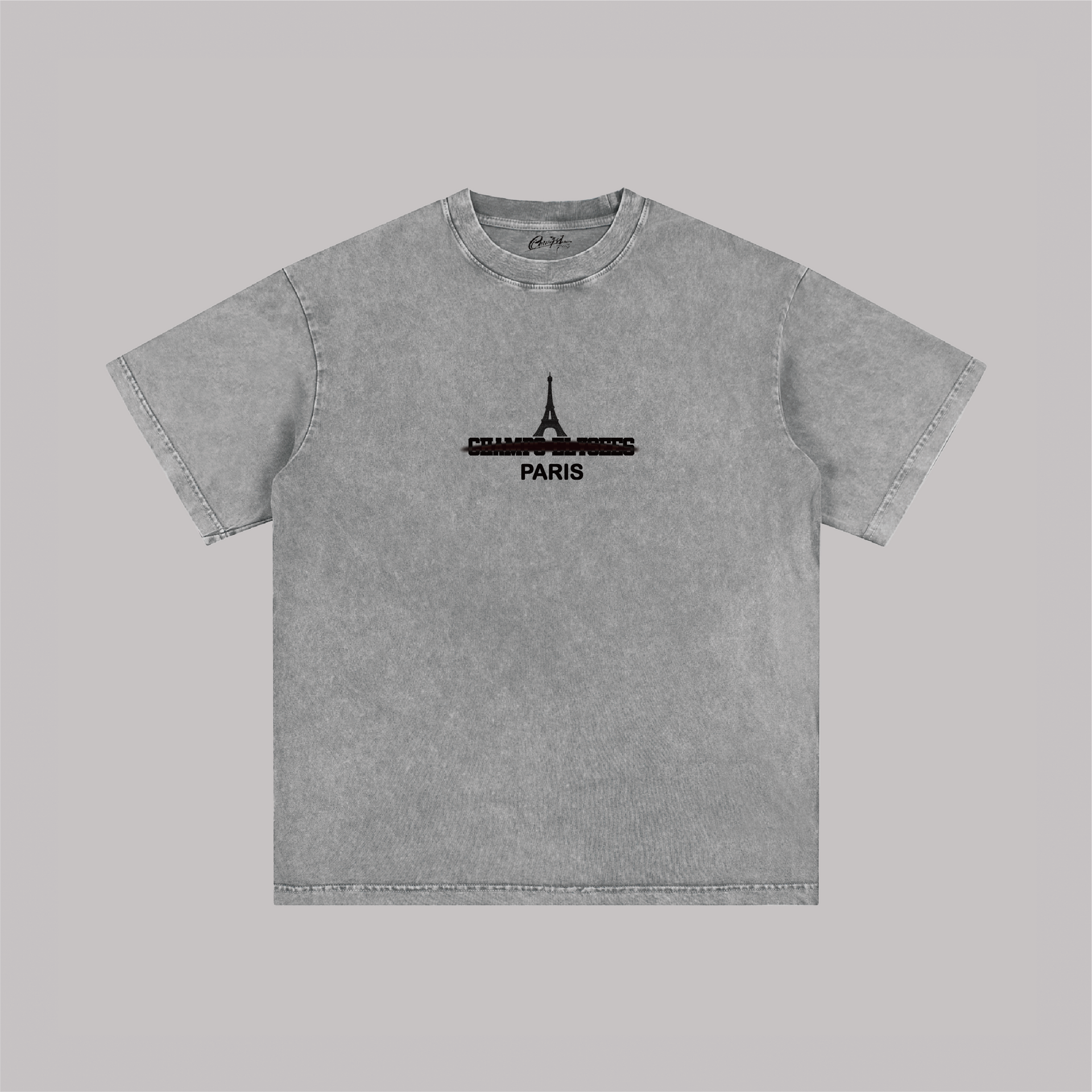 Paris Signature - Oversize Vintage Tee