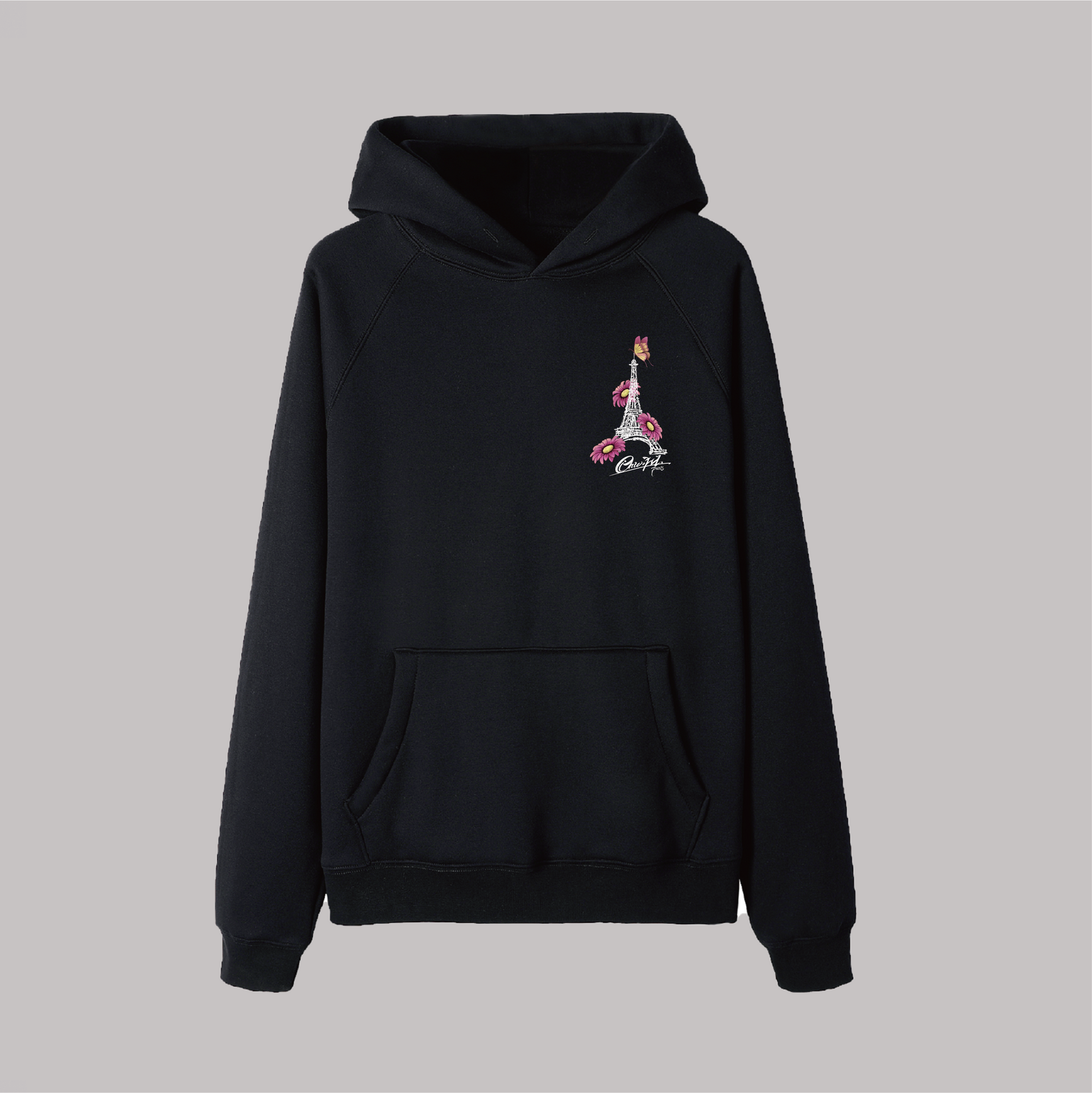 Paris Blossom - Relaxed Hoodie