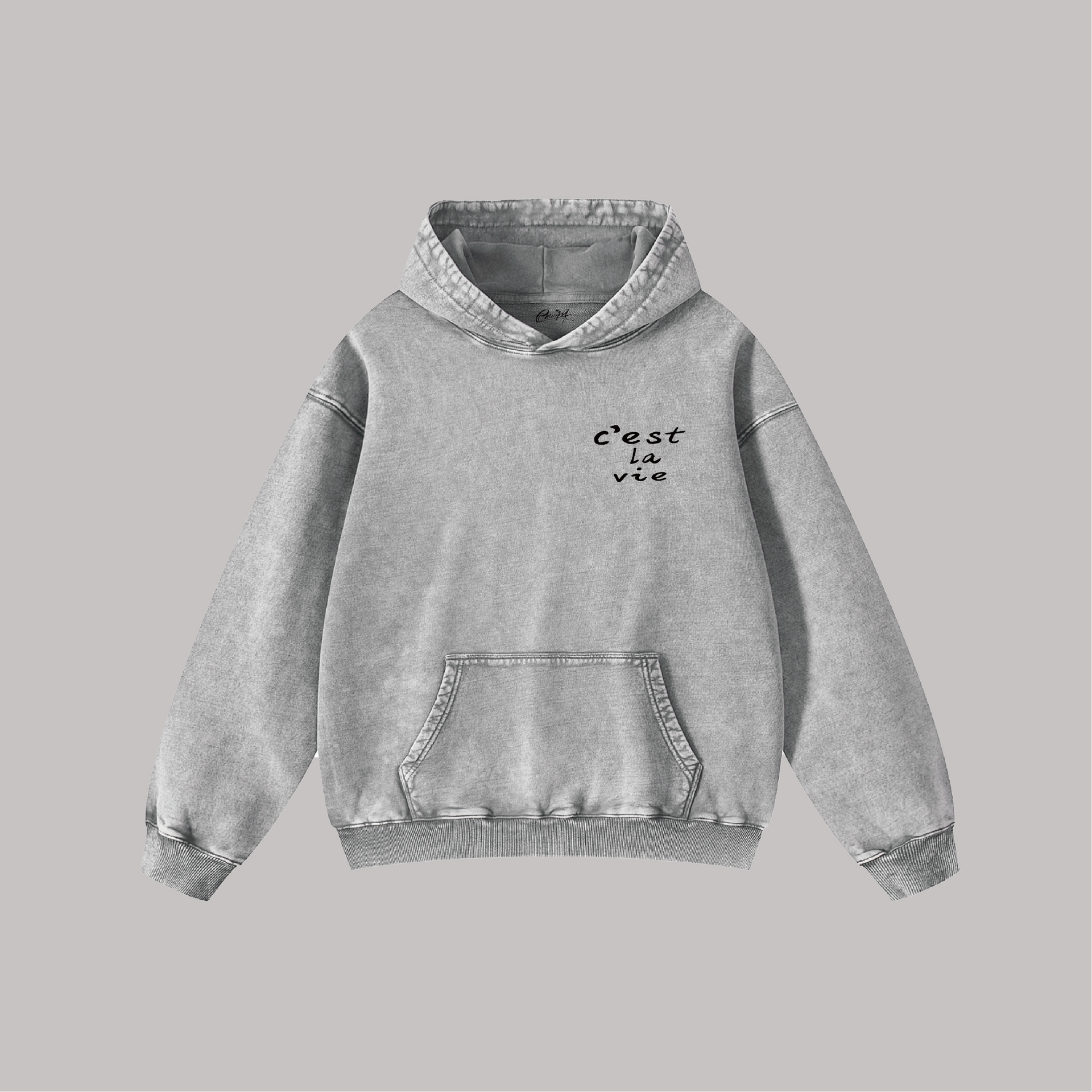C'est La Vie - Oversize Vintage Hoodie