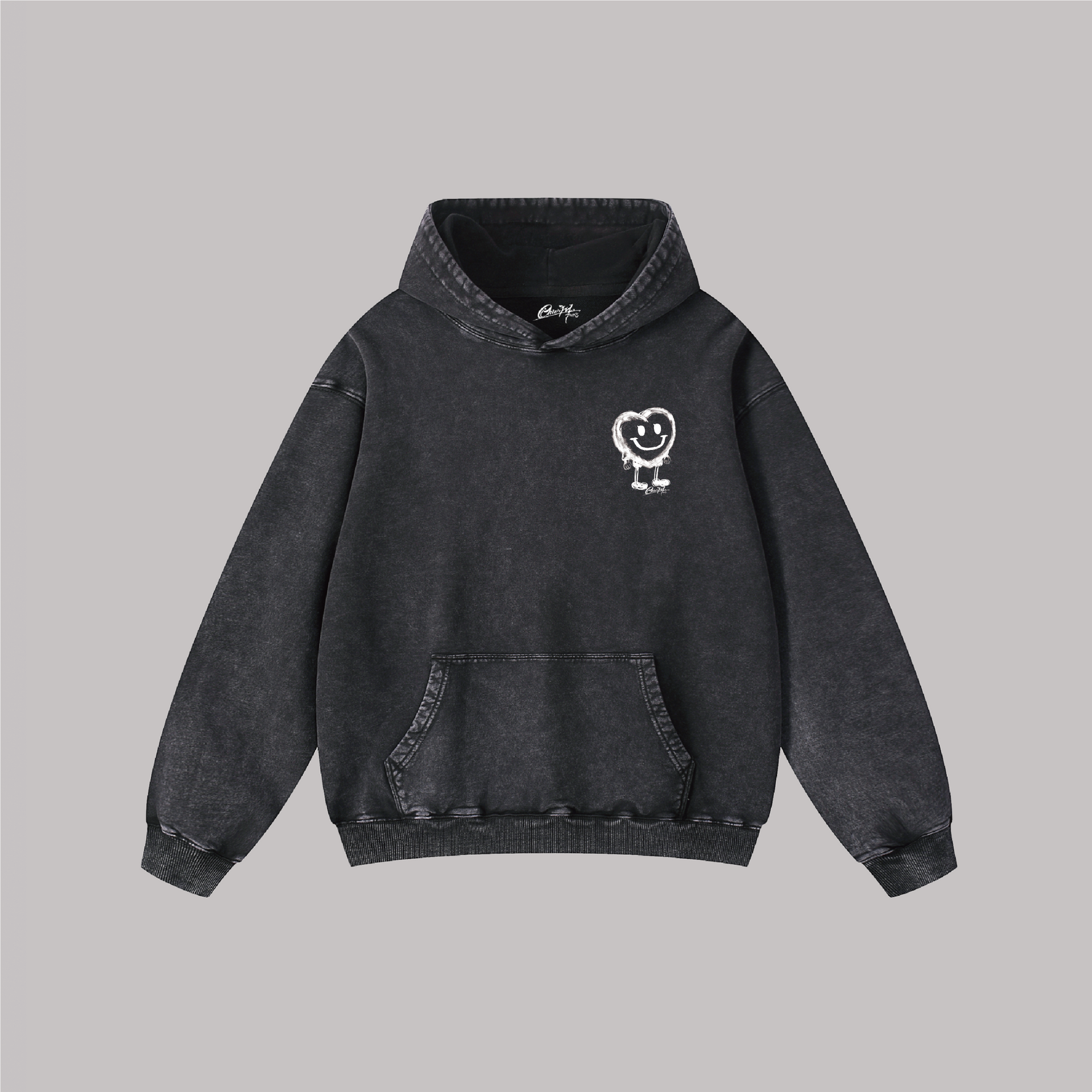 Love Smile - Oversize Vintage Hoodie