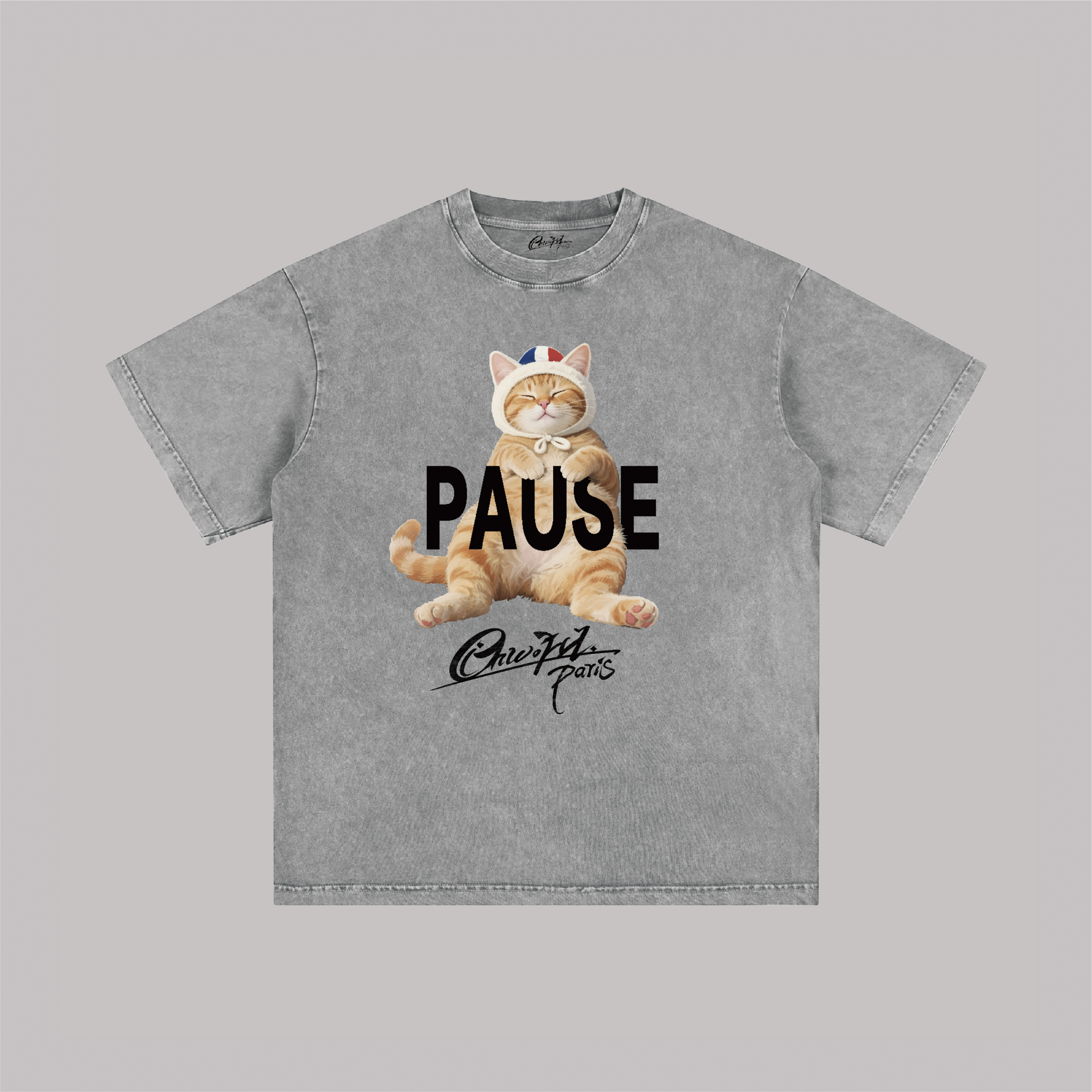 Une Pause s'impose - Oversize Vintage Tee
