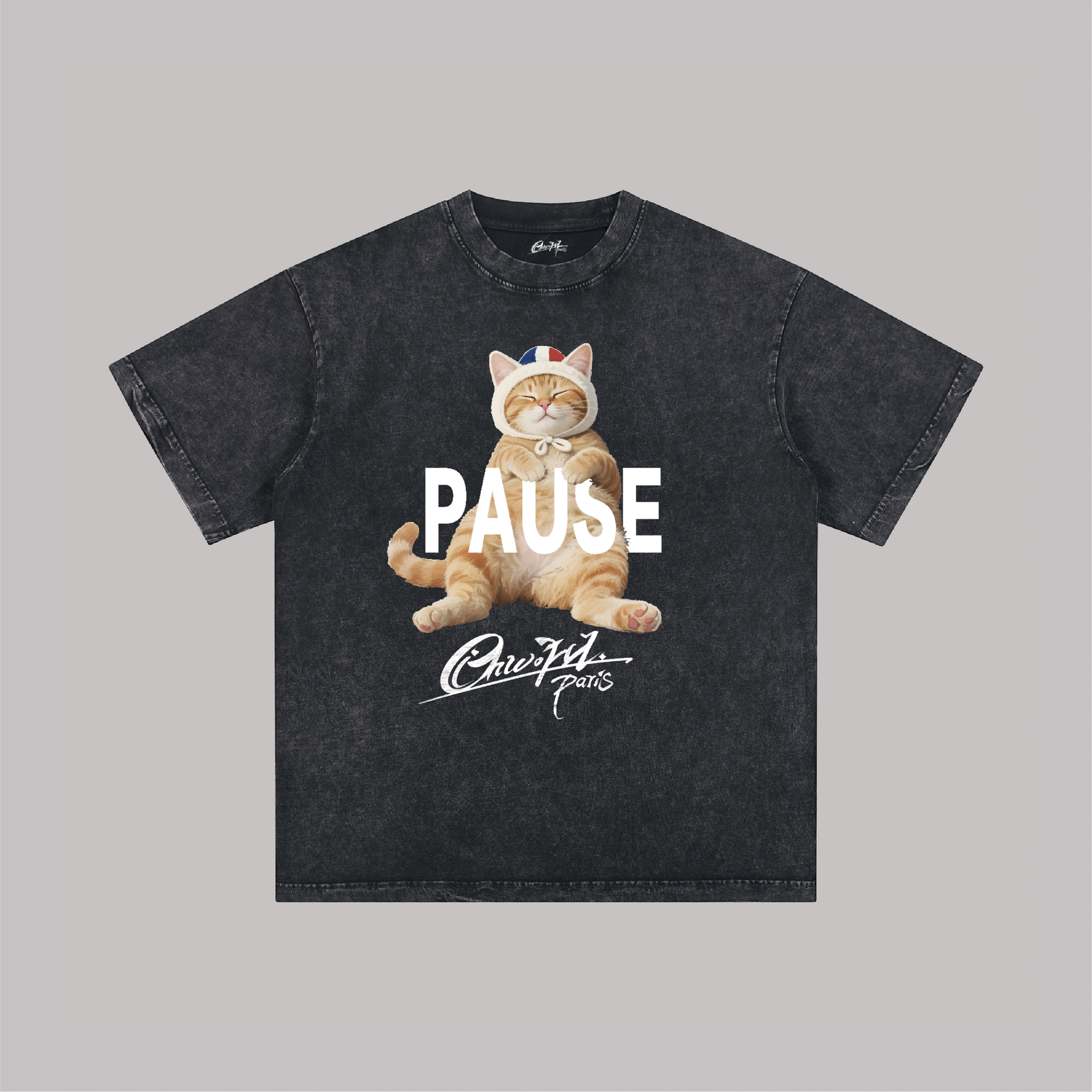 Une Pause s'impose - Oversize Vintage Tee